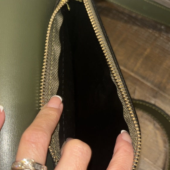 Cheval Firenze Italian leather bag. New with tags in olive green - Picture 6 of 8